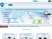 Tablet Screenshot of innomedia.com